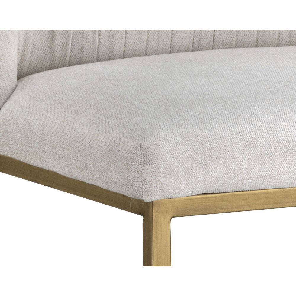 Nevin 38 inch Polo Club Muslin Counter Stool